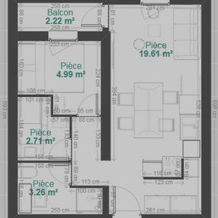 Génos Appartement 3 Pieces, 2 Chambres Au Coeur De La Station מראה חיצוני תמונה